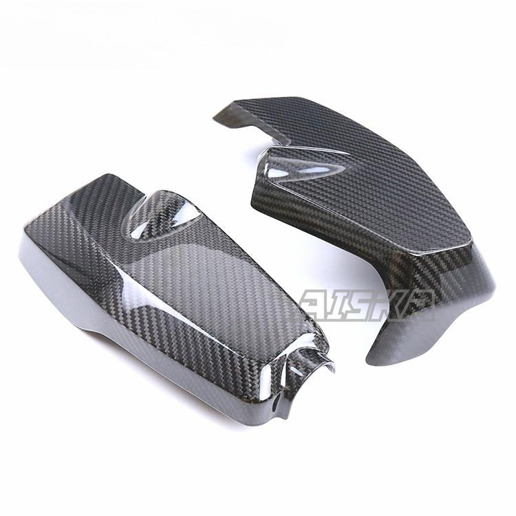 AISKA 3K Pure Carbon Fiber Rearview Mirrors Covers Motorcycle Water tank Side Panel Cover for Harley Sportster  S 1250