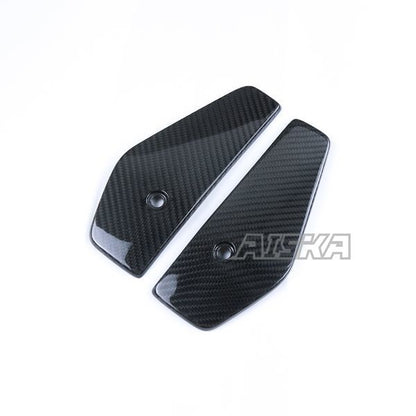 AISKA 690 Duke 3K Dry Carbon Fiber Motorcycle Radiator Side Cover Plate Fairing for KTM 690 Duke 2012-2019