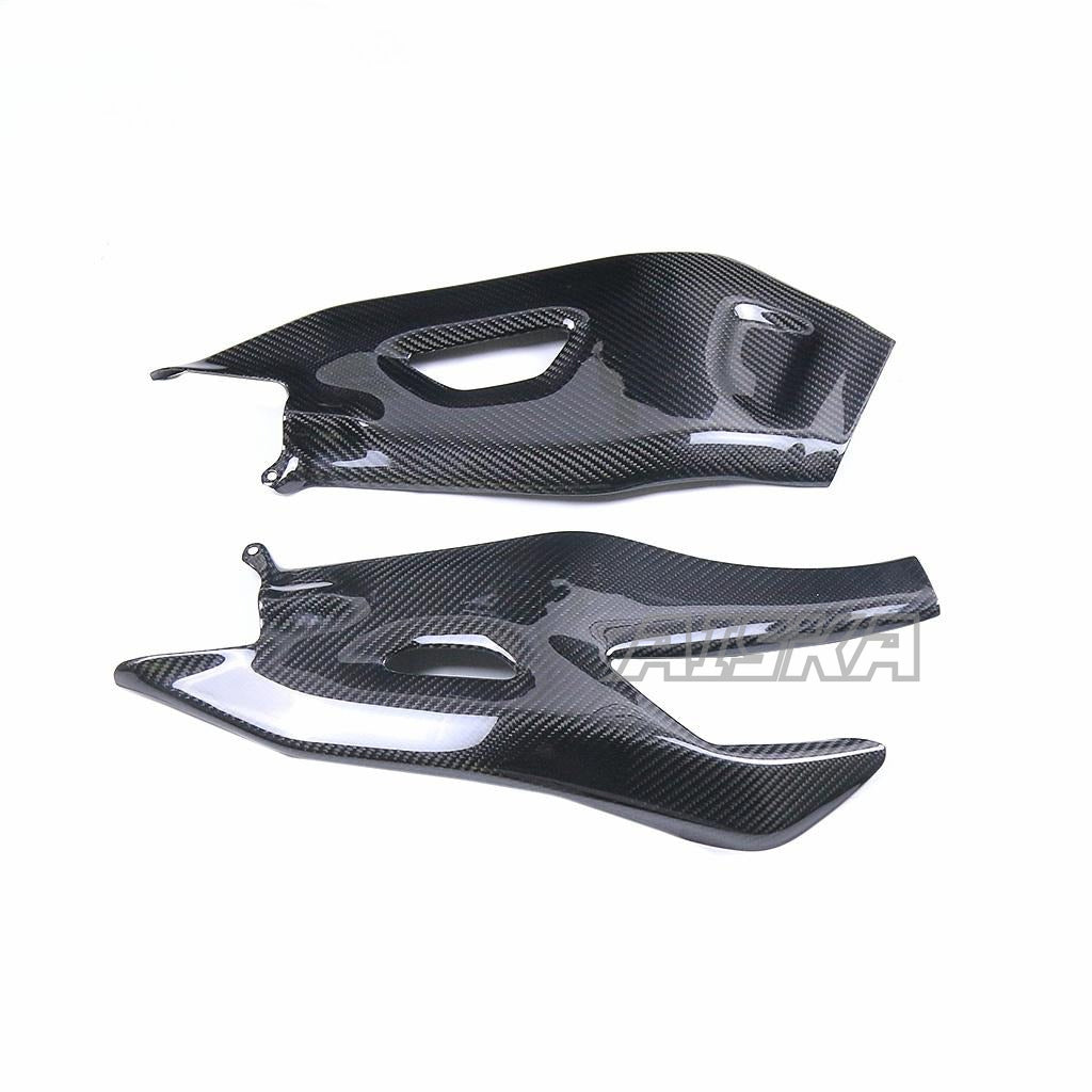 AISKA 3K Dry Carbon Fiber Motorcycle Swingarm Chain Protector Swing Arm Cover for Yamaha YZF-R1 R1M 2015-2025