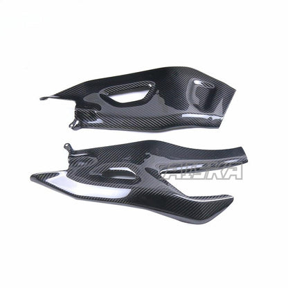 AISKA 3K Dry Carbon Fiber Motorcycle Swingarm Chain Protector Swing Arm Cover for Yamaha YZF-R1 R1M 2015-2025