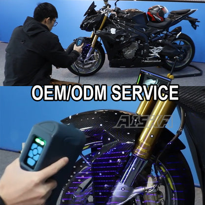 AISKA 100% 3K Carbon Fiber Motorcycle Front Upper Fairing Ducts for Suzuki GSX1300 R Hayabusa Gen2 2008-2020