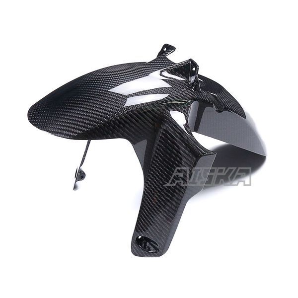 AISKA R1300GS Carbon Parts 100% Full 3K Dry Carbon Fiber Motorcycle Front Fender Hugger Mudguards for BMW R1300GS 2023 2024