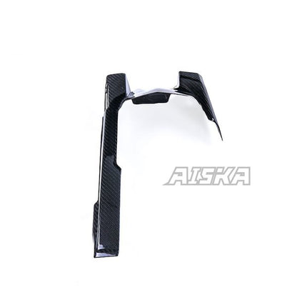 AISKA 100% 3K Dry Carbon Fiber Motorcycle Rear Fender Hugger Mudguard With Chain Guard for Kawasaki Ninja 400 2018-2024