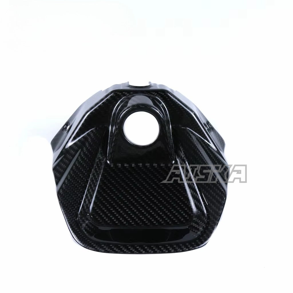 AISKA 3K Carbon Fiber Motorcycle Body Accessories Modified Lock Head Cover Key Lock Cover Decoration for Aprilia RS660  2021+