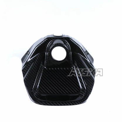 AISKA 3K Carbon Fiber Motorcycle Body Accessories Modified Lock Head Cover Key Lock Cover Decoration for Aprilia RS660  2021+