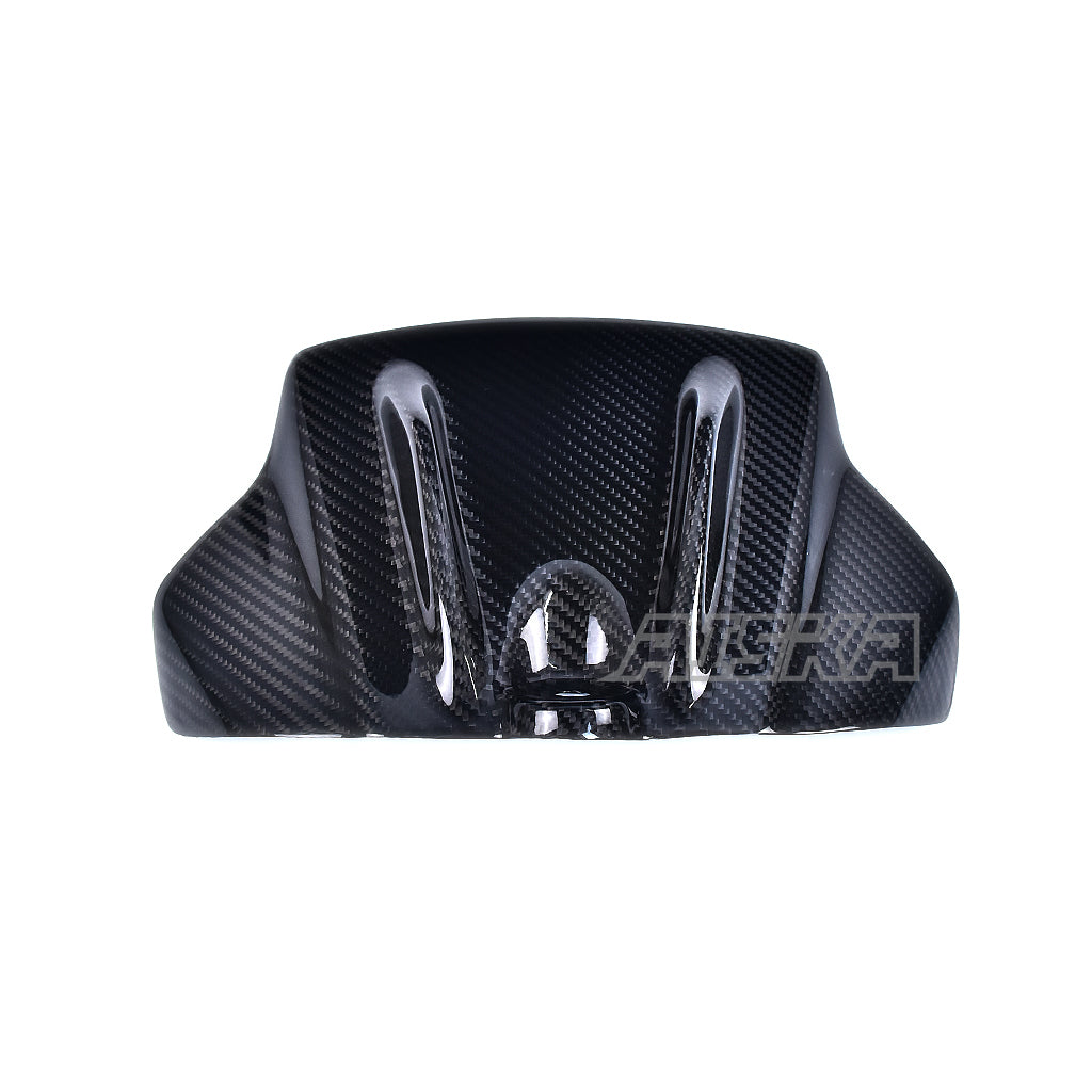 AISKA 100% 3K Carbon Fiber Motorcycle Fuel Tank Front Cover 3*3 Accessories for Aprilia RSV4 2009+ Tuono V4 2009-2020