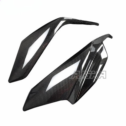 AISKA 3K 3*3 Carbon Fiber Motorcycle Accessories Front Headlight Fairing Lower Cover for Aprilia RSV4  2021+
