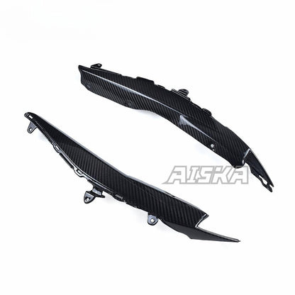 AISKA Motorcycle Carbon Side Panel Accessories Tail Rear Seat Inside Side Cover Panels Fairing for Yamaha R3 2022 2023 2024