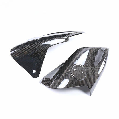 AISKA Carbon Fiber Motorcycle Front Gas Tank Air Intake Frame Protection Side Cover Panel for Yamaha MT09 FZ09 2021-2023
