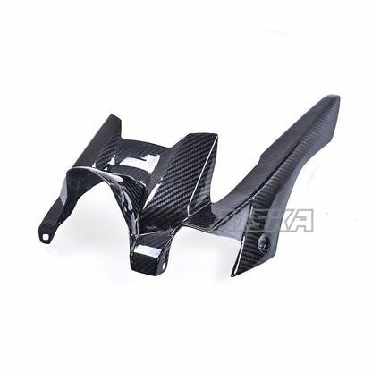 AISKA Motorcycle 100% Dry Carbon Fiber Rear Hugger Fender Splash Mud Dust Guard Mudguard for Yamaha MT07 MT-07 2014-2022