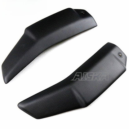 AISKA 100% Dry Carbon Fiber Motorcycle Accessories Radiator Guards Fairings for Ducati Streetfighter V4 V4S 2019 - 2024