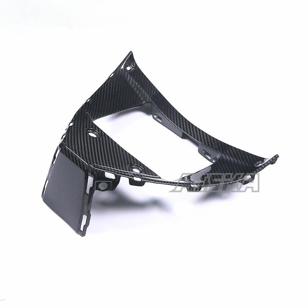 AISKA Full Dry Carbon Fiber Motorcycle Radiator Guard V-Panel Protector Fairing Kit for Yamaha R1 R1M 2015-2024