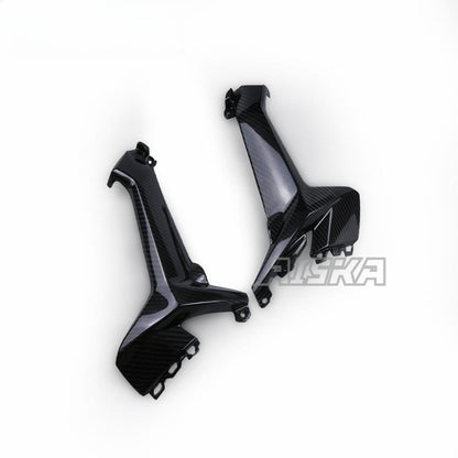 AISKA Dry Carbon Fiber Motorcycle Front Side Trim Frame Body Cover Panel Fairing Engine Side Panel for Honda CBR1000RR 2017-2024