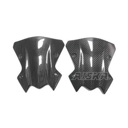 Motorcycle 3K Carbon Fiber Front Windshield Front Fairing Windshield Motorcycle Accessoris for Kawasaki Z900 2017-2019
