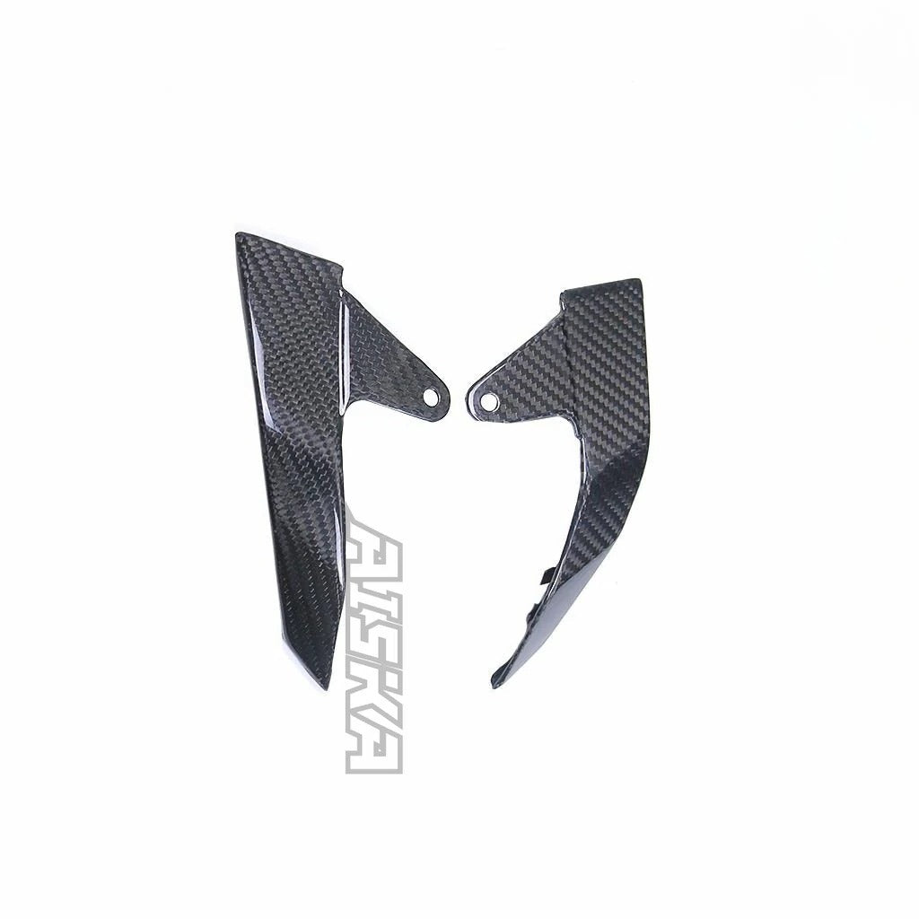 AISKA 100% 3K Pure Carbon Fiber Motorcycle Headlight Cover Bracket Shell Shield for Yamaha MT09 FZ09 2017-2020