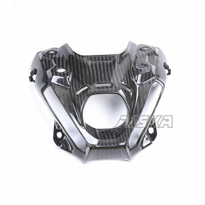 AISKA 100% 3K Motorcycle Carbon Fiber Front Nose Headlight Fairing for Yamaha MT09 FZ09 2021-2023