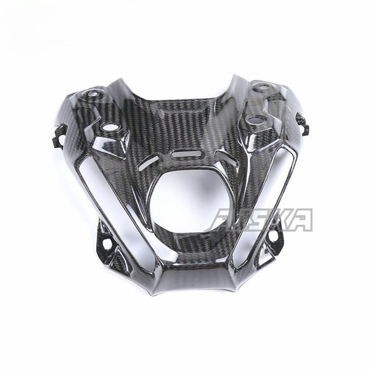 AISKA 100% 3K Motorcycle Carbon Fiber Front Nose Headlight Fairing for Yamaha MT09 FZ09 2021-2023