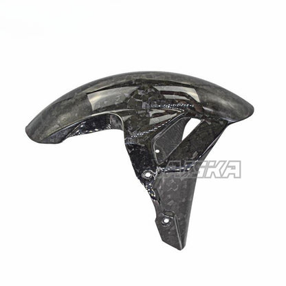 AISKA 3K Pure Carbon Fiber Motorcycle Front Fender Hugger Mudguard for BMW S1000RR 2019-2025