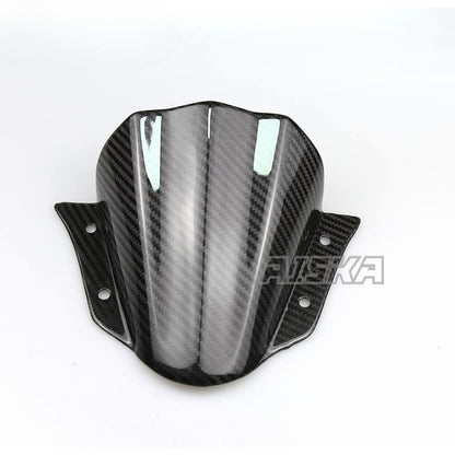 AISKA 3K Carbon Fiber Motorcycle Windshield Windscreen Airflow Wind Deflectors for Yamaha MT09/SP FZ-09 2013 2014 2015 2016