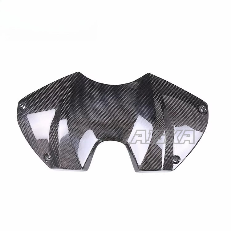 AISKA Twill Weave Glossy 3K Carbon Fiber Motorcycle Fuel tank Front Cover for Ducati Panigale V4 V4S V4R 2022-2024
