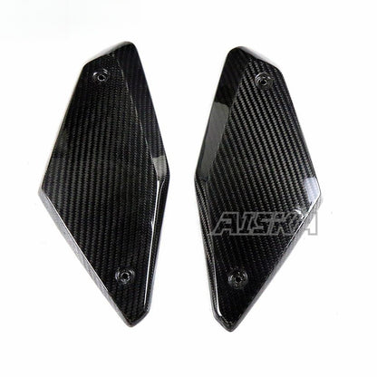 AISKA Motorcycle 3K Dry Carbon Fiber Fuel Tank Side Panel Cover Fairings for Honda CB650F CBR650F 2014 2015 2016 2017 2018
