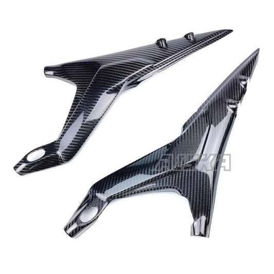 AISKA For Ducati Panigale V4 / V4S / V4R   Carbon Fiber Sub-Frame Covers Protectors  FULL VERSION Motorcycle Accessories Spare Parts 2018-2021
