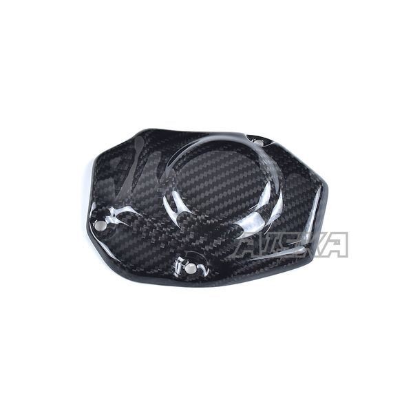 AISKA 3K Dry Carbon Fiber Motorcycle Engine Cover Guard Fairing Clutch Cover for Kawasaki Z1000 2014+