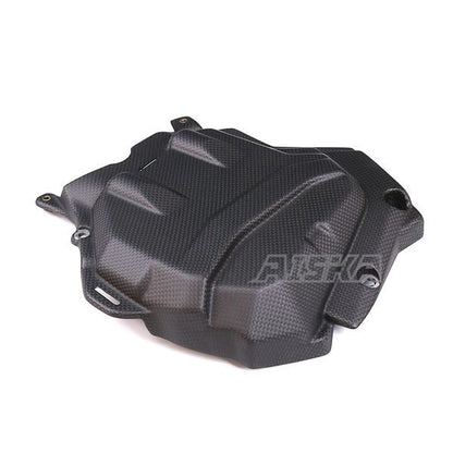 AISKA Motorcycle Accessories Carbon Fiber Left Engine Cover Guard Protector Fairings For DUCATI Multistrada V4 V4S 2021 2022 2023 2024