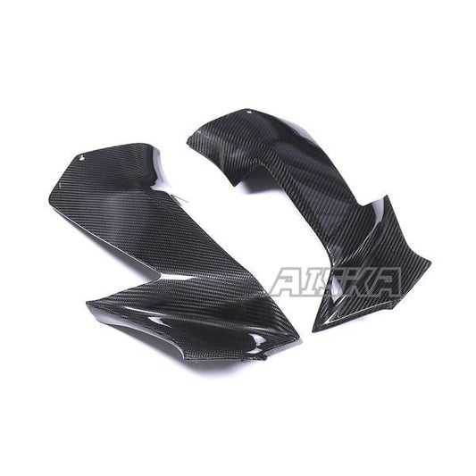 AISKA Carbon Fiber Motorcycle Spoiler Side Panels Cover Fairings for Honda CBR1000RR-R 2021 2022 2023 2024