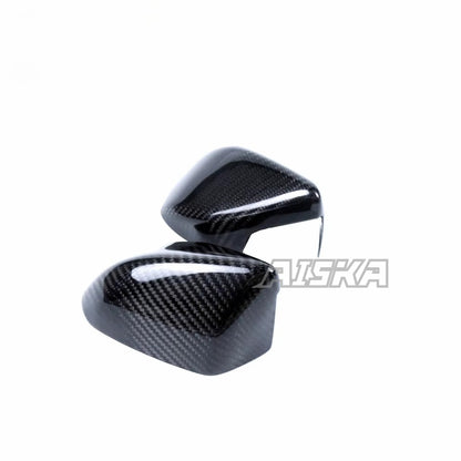 AISKA Carbon Fiber Motorcycle Modified Accessories Rear View Mirror Cover for Aprilia RS660 2021+
