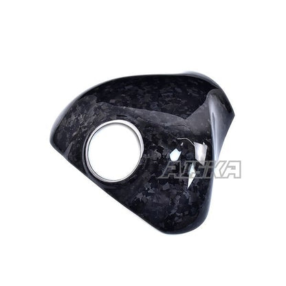 AISKA 3K Dry Carbon Fiber Motorcycle Accessories Fuel Gas Tank Cover for Kawasaki Ninja ZX10R ZX-10R 2016-2020