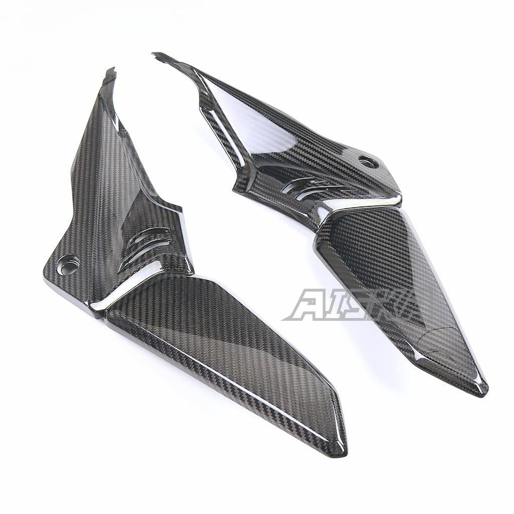 AISKA 3K Dry Carbon Fiber Motorcycle Body Fairing Cover Rear Seat Side Panels for Honda CB650R 2019+