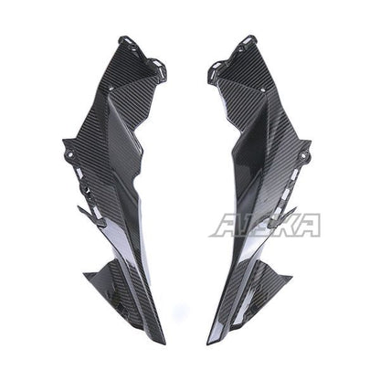 AISKA 3K Dry Carbon Fiber Motorcycle Front Inner Dash Side Panel Fairing for KTM 1290 Super Duke R 2020 2021 2022 2023 2024