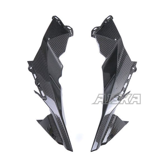 AISKA 3K Dry Carbon Fiber Motorcycle Front Inner Dash Side Panel Fairing for KTM 1290 Super Duke R 2020 2021 2022 2023 2024