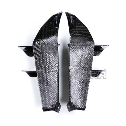 AISKA 100% 3K Dry Carbon Fiber Motorcycle Radiator Guard Side Covers for Yamaha MT09 FZ09 2024-2025