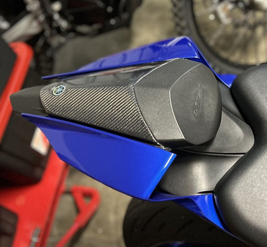 AISKA Carbon Fiber Motorcycle Rear Tail Pillion Seat Cover Cowl Hump Fairing for Yamaha YZF R1 R1M R6 2015 2016 2017 2018 2019