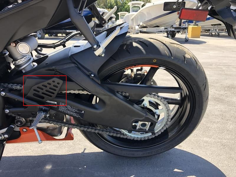 AISKA R6 Carbon Fiber Heel Guards Motorcycle Carbon Fibre Heel Guards Protectors Shield Guard Cover for Yamaha R6 2017-2024