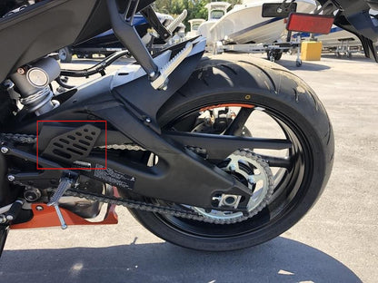 AISKA R6 Carbon Fiber Heel Guards Motorcycle Carbon Fibre Heel Guards Protectors Shield Guard Cover for Yamaha R6 2017-2024