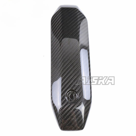 AISKA Motorcycle 100% Dry Carbon Fiber Gas Tank Middle Protection Top Fuel Panel Center Pad for Yamaha MT07 MT-07 2014-2017
