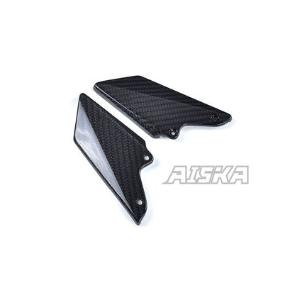 AISKA Carbon Fiber Motorcycle Accessories Rearset Heel Guard Plate Covers for Honda CBR1000RR-R 2021 2022 2023 2024
