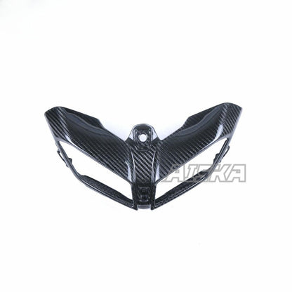 AISKA 3k Carbon Fiber Motorcycle Headlight Cover Bracket Shell Headlight Cover Fairing for Yamaha MT09 FZ09 2014-2020