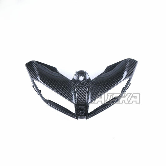 AISKA 3k Carbon Fiber Motorcycle Headlight Cover Bracket Shell Headlight Cover Fairing for Yamaha MT09 FZ09 2014-2020