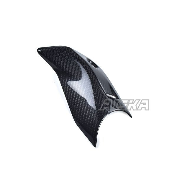 AISKA 3K Dry Carbon Fiber Motorcycle Exhaust Pipe Muffler Heat Shield Cover for Kawasaki Ninja ZX-25R 2020-2024