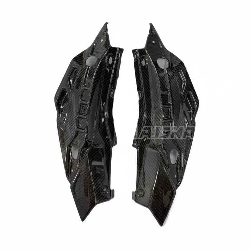 AISKA 100% 3K Dry Carbon Fiber Motorcycle Tail Seat Side Panel for Yamaha MT09 FZ09 2024-2025