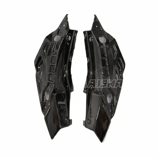 AISKA 100% 3K Dry Carbon Fiber Motorcycle Tail Seat Side Panel for Yamaha MT09 FZ09 2024-2025