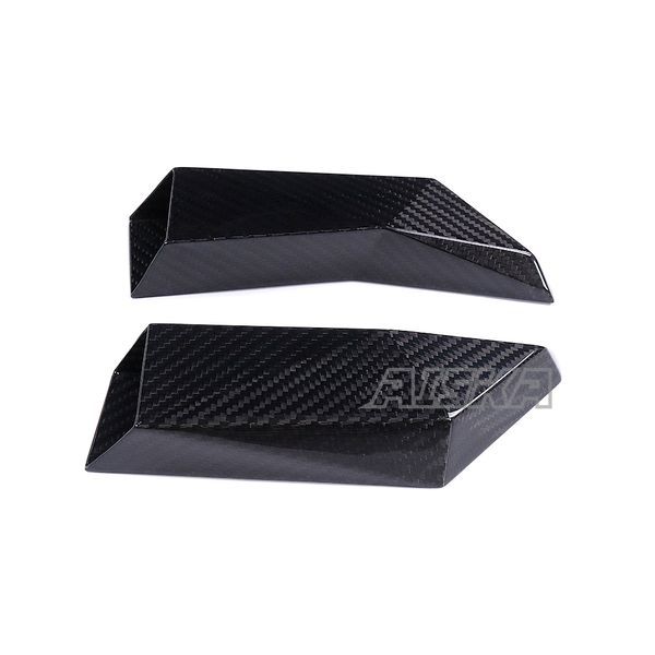 AISKA Universal Carbon Fiber Fairings Parts Motorcycle Brake Disk Cooler Air Duct for S1000RR M1000RR R1 R3 R6 ZX6R Hayabusa