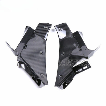 AISKA R7 Carbon Fiber Front Body Fairings Motorcycle Carbon Side Panels Fairings Kits for Yamaha R7 2022 2023 2024