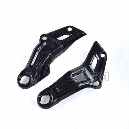 AISKA 100% Dry Carbon Fiber Motorcycle Engine Panel Trim Carbon Fiber Frame Covers for Yamaha MT07 MT-07 FZ07 FZ-07 2014-2022