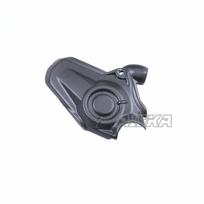 AISKA 3K 3*3 Carbon Fiber Motorcycle Accessories Engine Hood for Ducati Monster 937 2021+