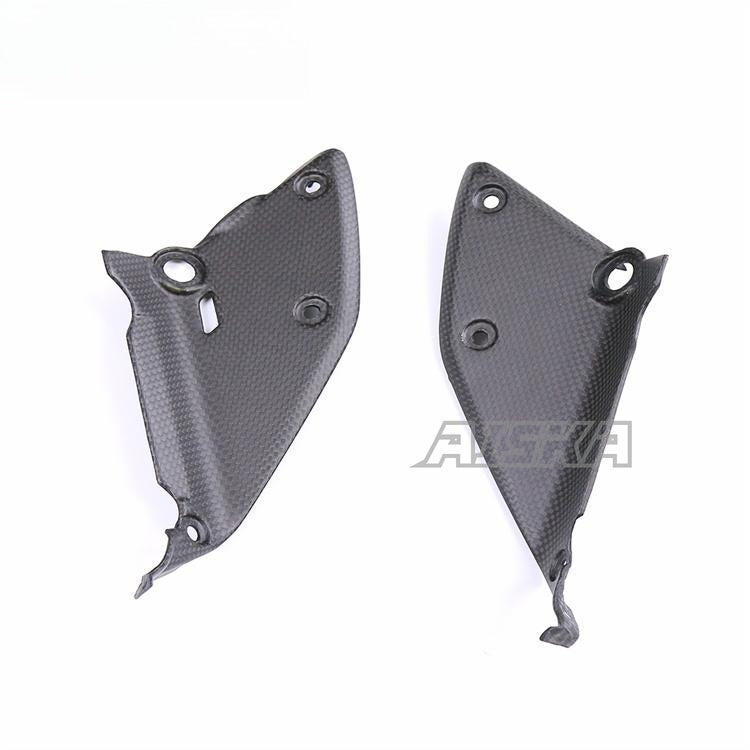 AISKA 100% Dry Carbon Fiber Motorcycle Accessories Side Panel of Intake Cover for Ducati Streetfighter V4 V4S 2020-2022